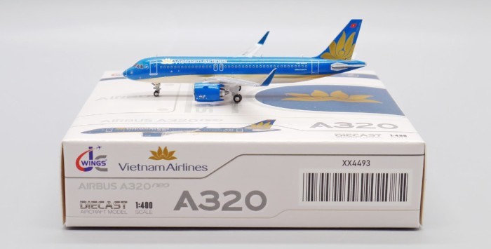 พร้อมส่ง JC Wings Vietnam Airlines A320Neo VN-A513 1: 400 Alloy Model XX4493 Out of Print Car Model