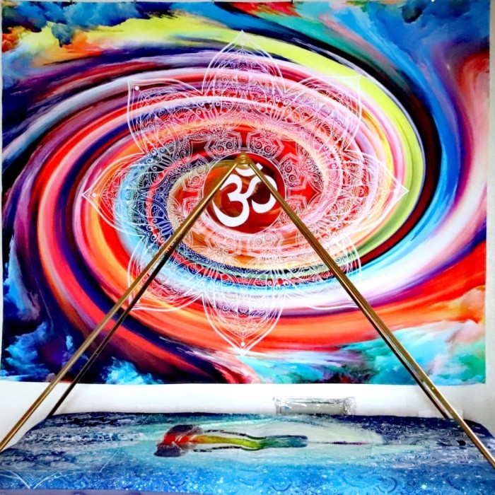 Giza Meditation Pyramid Kit, Cosmic energy receiver , Suitable for 5/8" copper tubes, with 8 butt s