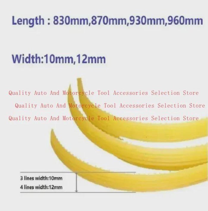 Wheel Balancer Belt ,83cm,87cm,93cm,96cm Length ,10mm ,12mm Width Dali ,bright Wheel Balancer Belt