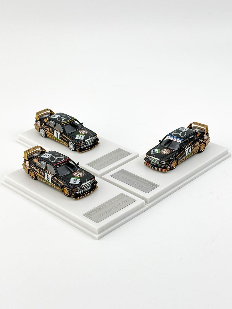 พร้อมสต็อก LMLF 1: 64 Benz 190E 2.5-16 EVO2 DTM Racing Edition Limited Alloy Car Model Out of Print 
