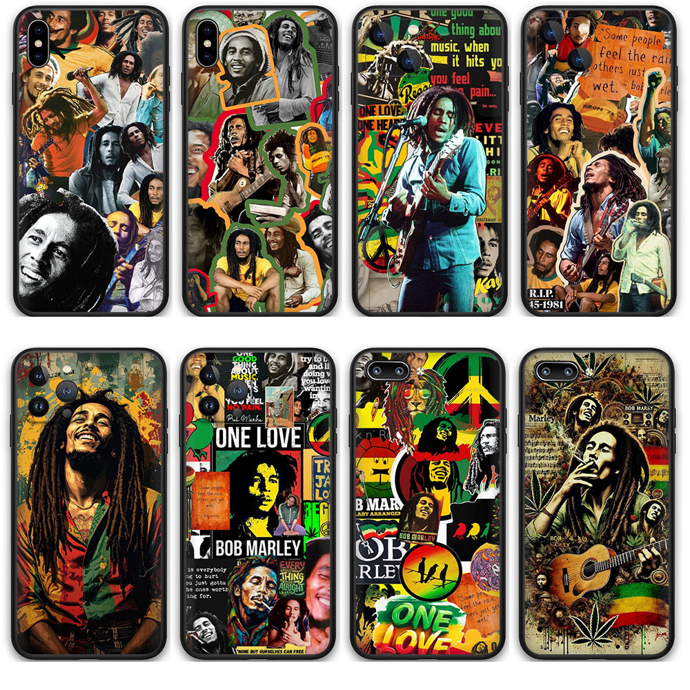 เคสโทรศัพท์แบบนุ่มป้องกันการล่มสลาย Huawei Nova 7 7SE 8i Y61 10 SE 30F4 Bob Marley