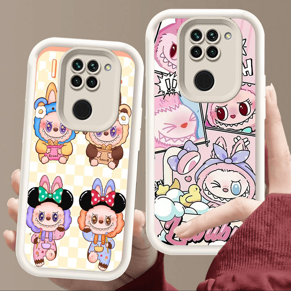 เคสสําหรับ Xiaomi Redmi Note 9S 8 9 Pro Max Soft White E89 LABUBU Design