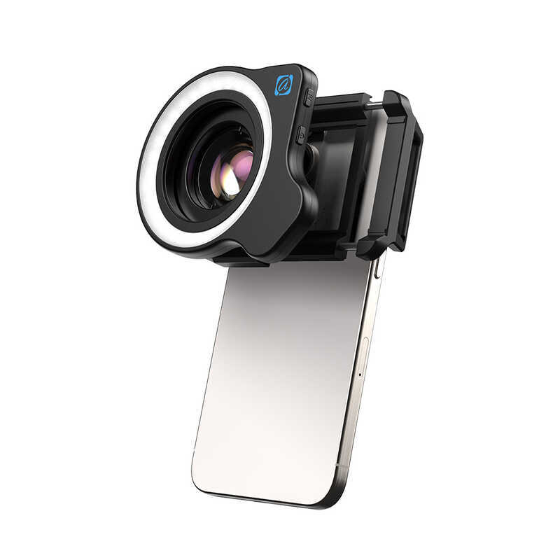 C APEXEL Lens With 37-52Mm Adapter Ring Used For Camera And Phone Ro Photography，Mobile Phone Fill