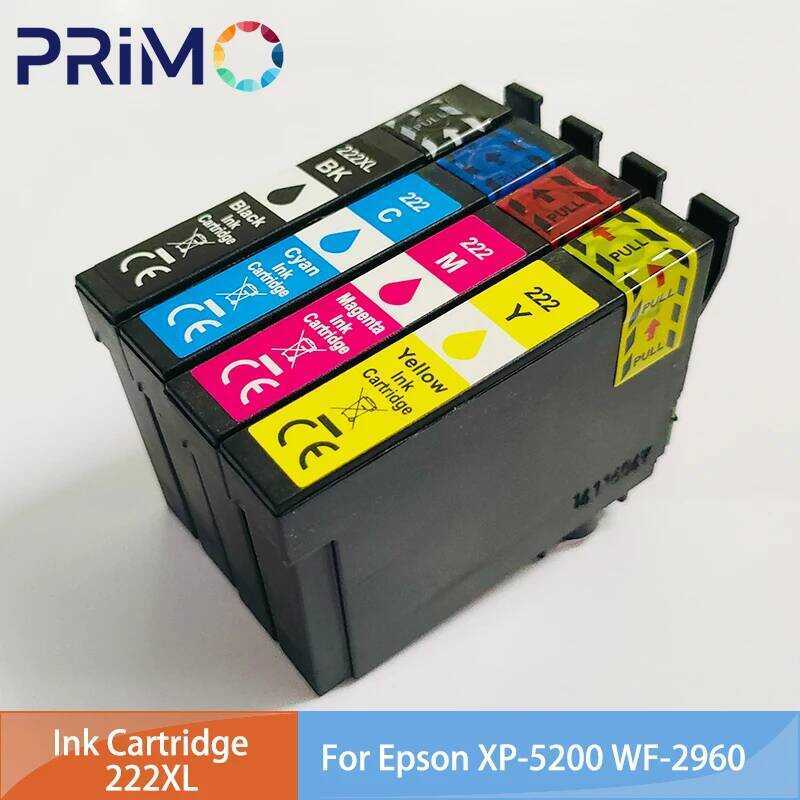 T222XL 222XL T222 222 XL jet ตลับหมึกสําหรับ Expression Home XP-5200 WF-2960 เครื่องพิมพ์