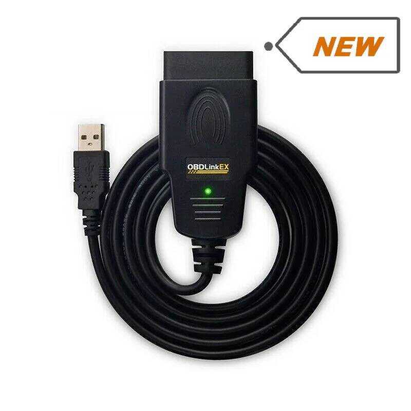 OBDLink EX FORD FORSCAN OBD2 เครื่องมือสแกน USB ซอฟต์แวร์ OBDwiz สำหรับการวินิจฉัยรถยนต์ รองรับ Mult
