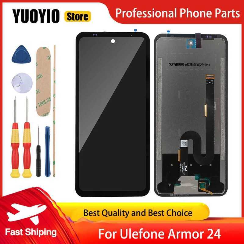จอแสดงผล LCD ดั้งเดิมและหน้าจอสัมผัสสำหรับ Ulefone Armor 24 ชุดเปลี่ยนจอแสดงผลดิจิไทเซอร์ + เครื่องม