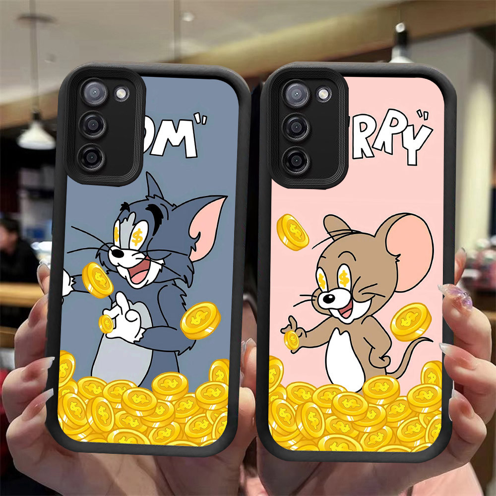 J-27 Cat gold Mouse ดำขาวชมพูเคสโทรศัพท์หรับ Xiaomi Redmi 15 POCO M3 9T 9A 5G