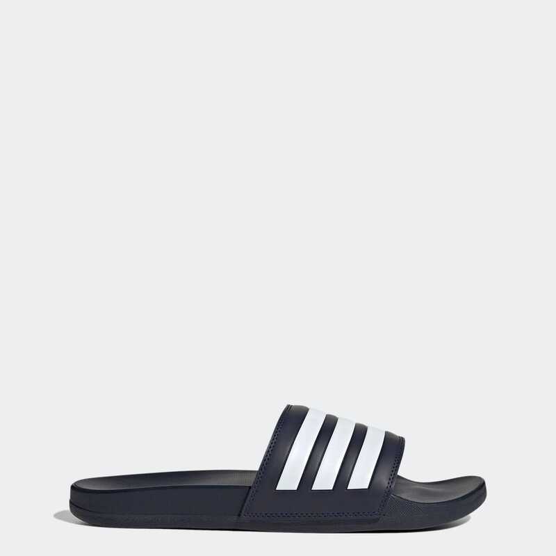 Adidas ว่ายน้ำ & ไลฟ์สไตล์ รองเท้าแตะ Adilette Comfort Unisex สีน้ำเงิน Gz5892