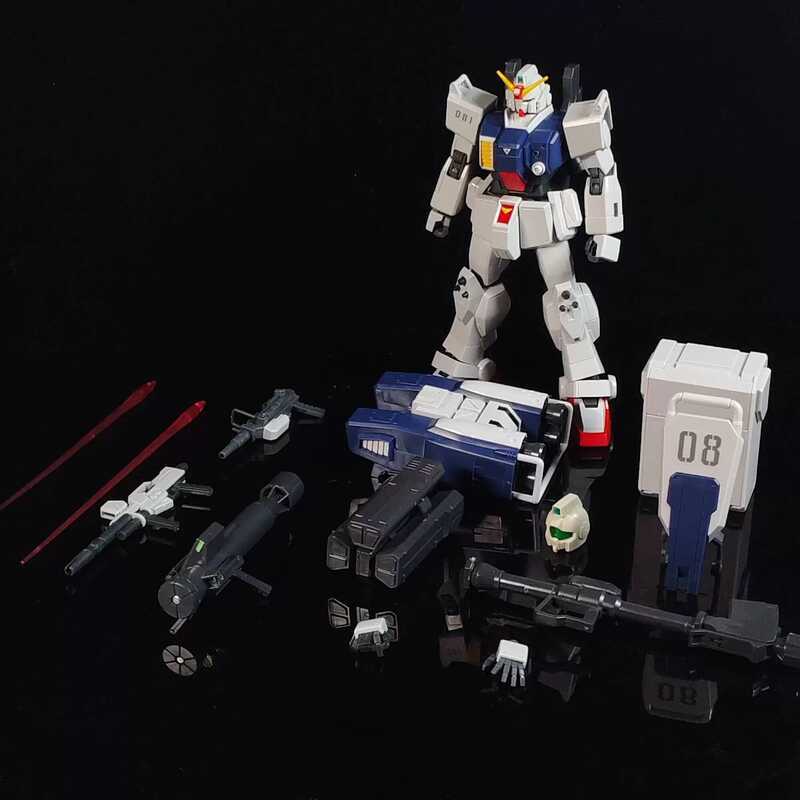 กระเป๋าเป้สะพายหลัง ◊ Cool Kk Land Combat Gundam Airborne รุ่น Hg 1/144 พร้อมชุดประกอบหัวจิมและร่มช