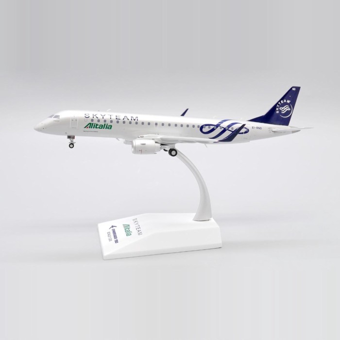พร้อมสต็อก JC Wings 1: 200 อิตาลีสายการบิน ERJ-190STD EI-RND เครื่องบินรุ่น Limited Edition รถรุ่น