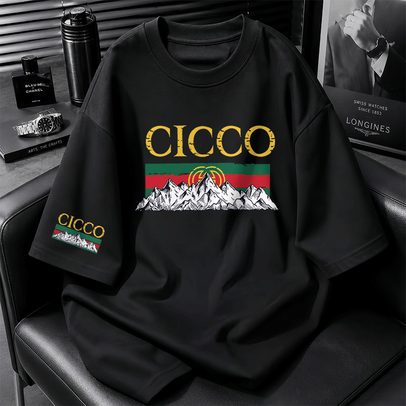 [COD]เสื้อยืดพิมพ์ลายหน้า-ปลายแขน ทันสมัยเรียบง่าย ใส่ได้ทั้งชายหญิง นุ่มสบาย ไม่ต้องรีด ระบายอากาศดี แห้งไว MAN T-SHIRT