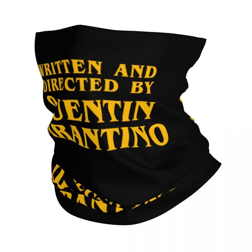 Quentin Tarantino Bandana คออุ่นผู้หญิงผู้ชายฤดูหนาวสกีหลอดผ้าพันคอ Gaiter Pulp Fiction Kill Bill ภา