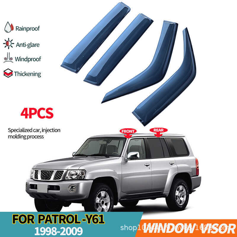 เหมาะสําหรับความรัก途乐Y61 Haruko ร่มร่มร่มกรอบแว่นตาNissan patrol y61Window visors