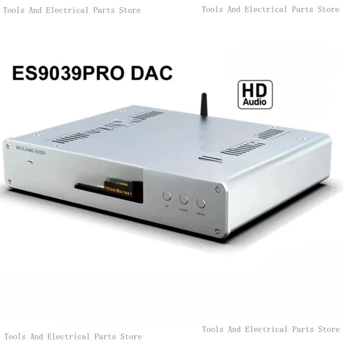 DSD DAC Decoder Amanero USB Remote Control DLHiFi DC300 Dual Core ES9038PRO ES9039PRO 5.0 Balanced
