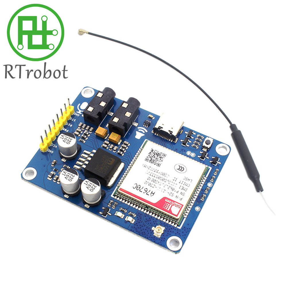 B A7670C A7670E A7670SA 4G LTE Cat 1 โมดูลเข้ากันได้กับ STM32, Raspberry Pi, Etc