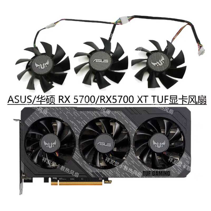 ASUS/ASUS RX 5700/RX5700 XT TUF GTX1660S 1660TUF กราฟิกการ์ดพัดลมเงียบ