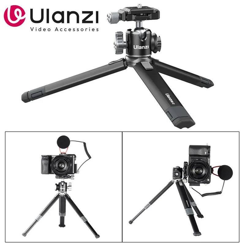 Ulanzi MT-24 Vlog Lite ขาตั้งกล้องโลหะพร้อม Ballhead ขยาย 1/4 ขาตั้งกล้อง Monopod รองเท้าเย็น Arca Q