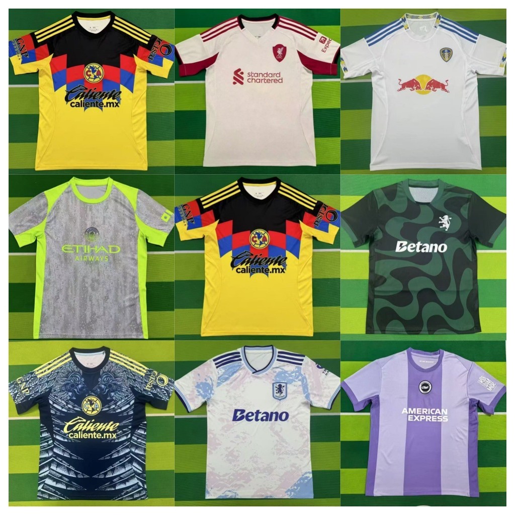 เสื้อทีมฟุตบอลแบบใหม่ Leeds United, Benfica, Porto, Ajax