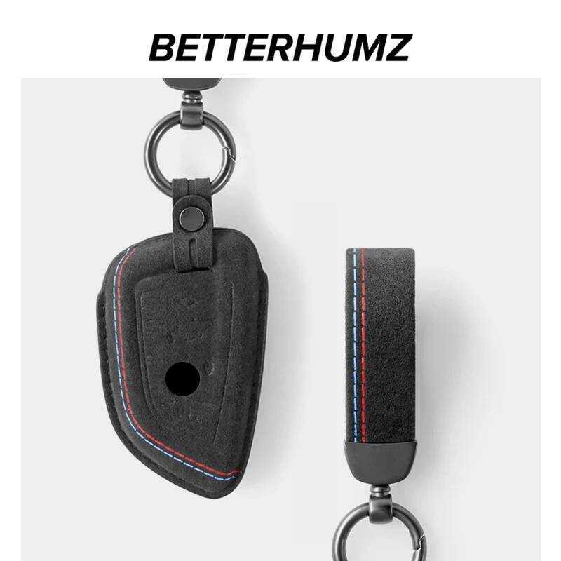 สําหรับ G20 G23 G22 3 Series F30 F32 F33 F20 F21 E90 E92 G30 F10 F07 X3 X4 ทําจาก Alcantara Key Case