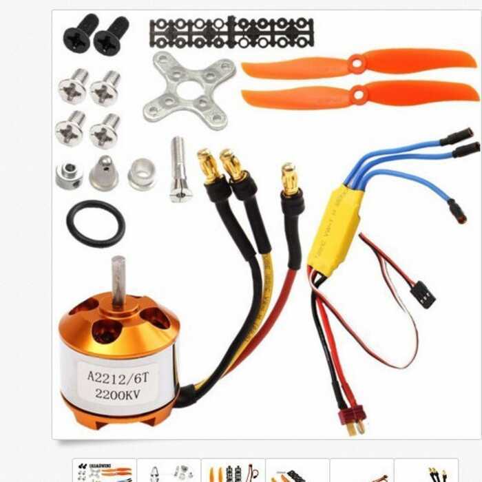 A2212 Model Aircraft Motor KV1000 KV1400 KV 2200 KV2450 KV2700 30A ครีมนวดผมอิเล็กทรอนิกส์