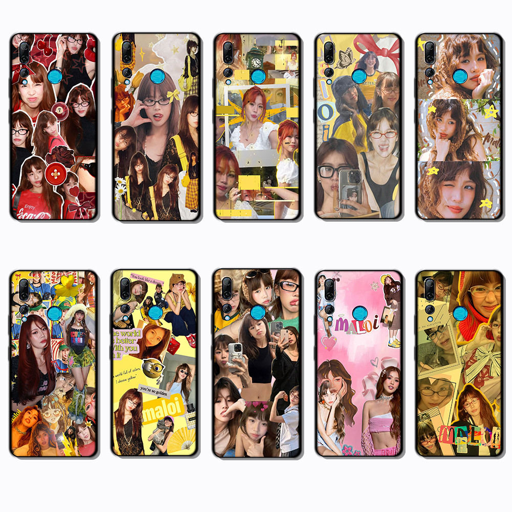 เคสโทรศัพท์สีดําแบบนุ่มสําหรับ Huawei Y6s Y6 Pro Y7 Y9 Prime เคส bini