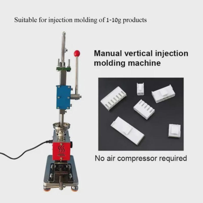Mini 10g Small Desktop Manual Vertical Injection Molding Machine Plastic Molding Machine