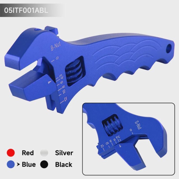 AN3 AN4 AN6 AN8 AN10 AN12 Hose End Fitting Aluminum Adjustable Wrench Hand Fitting Tools Spanner Un