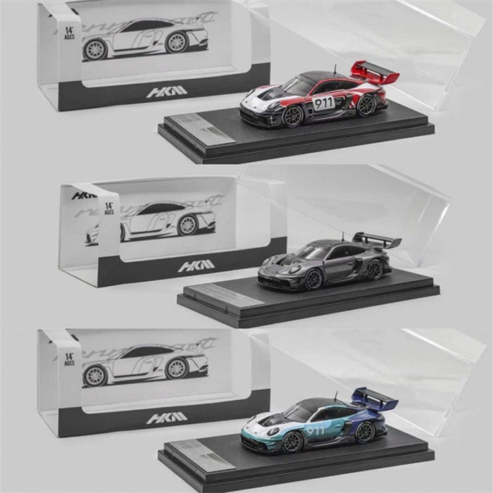HKM 1: 64 Porsche 911 (992) GT3 R Rennsport Brumos Limited 999 รถรุ่น