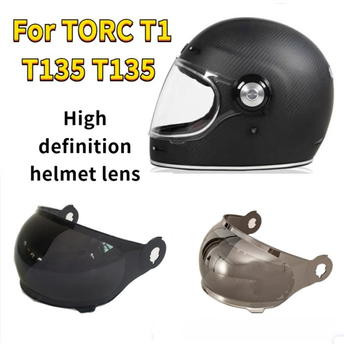 Motorcycle Helmet Lens Visor Helmet Guard Anti-fog Replacement Windshield Accessory For TORC T1 T13