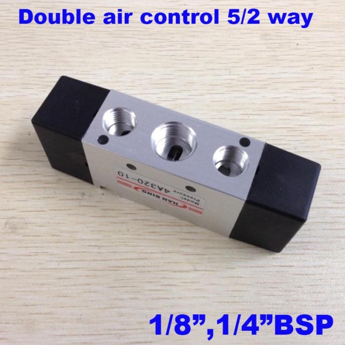 GOGOATC Pneumatic air valve airtac type 4A120-06 4A220-06 1/8" 4A220-08 Port 1/4 inch BSP 5/2 way d