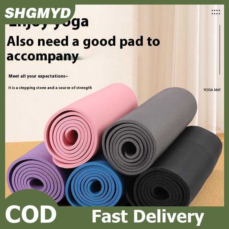 Shgmyd 1 Piece Thick Non-Slip Sports Comfort Foam 3mm  for Exercise Yoga and Pilates Gymnastics Mat