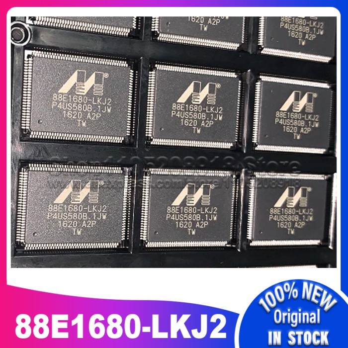 5PCS/LOT 88E1680-LKJ2 88E1680 88E1680-A2-LKJ2C000 QFP128 100% New Spot stock
