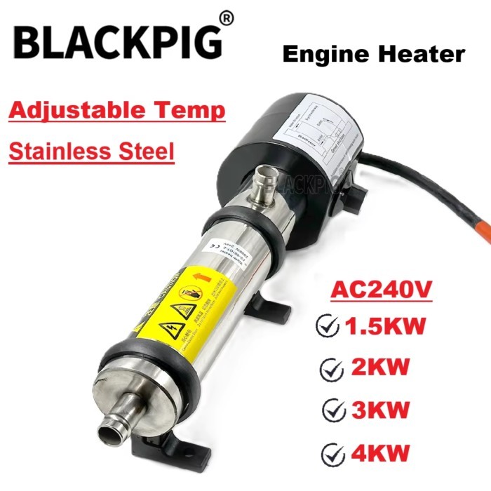 1.5KW 2KW 3KW 4KW Stainless Steel Diesel Engine Heater Adjustable Self-circulating Preheater Water