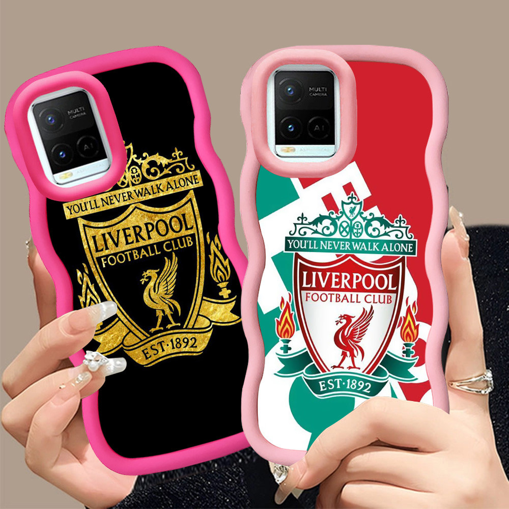 MERAH A-1 L-liverpool สําหรับ VIVO Y21 Y02a Y02t Y21a Y21t Y02 Y21s V30 Pro 5G สีดําสีแดงสีชมพูกรณี