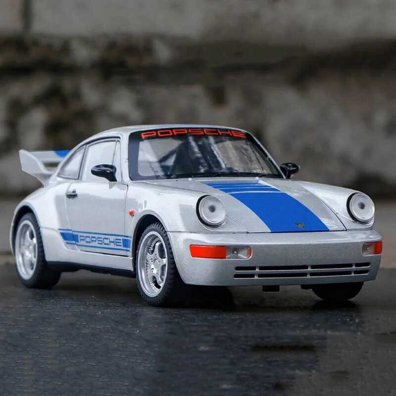 C 1/24 64 Cayenne S Car Model Toy Diecast Alloy Vehicles Metal Rubber Tires Doors Opened Sound Ligh