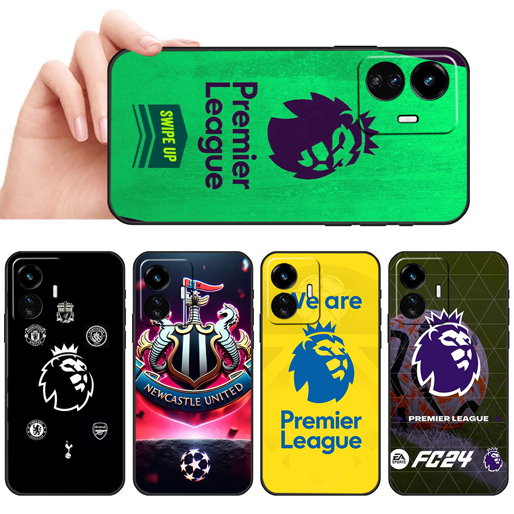 เคสโทรศัพท์สีดําแบบนุ่มสําหรับ VIVO Y77 5G SX41 พรีเมียร์ลีกโลโก้ปลอกป้องกันการตกฝาครอบป้องกัน