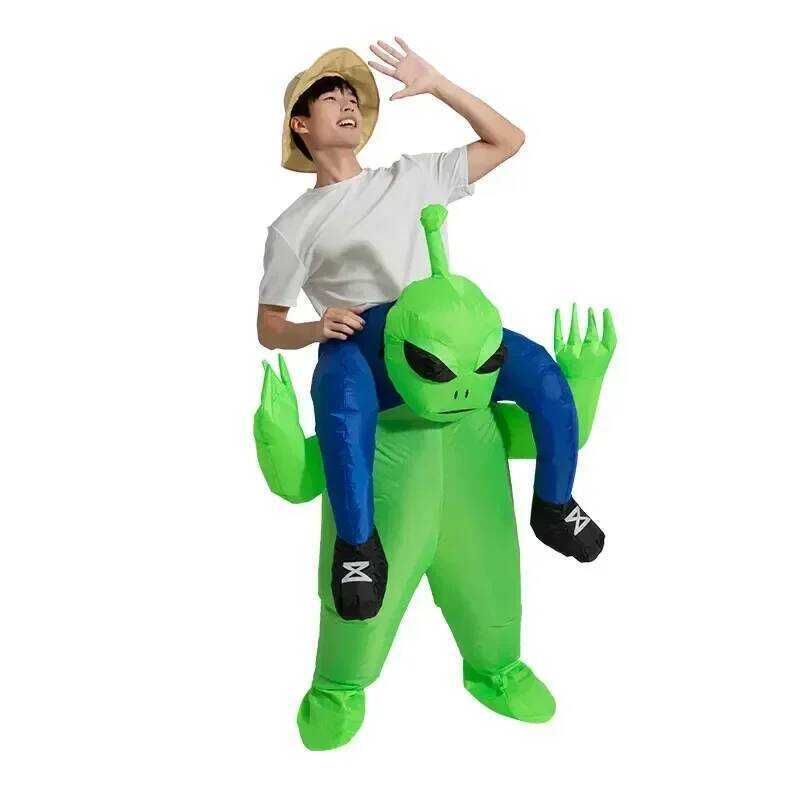 C Adult Riding On Alien Iatable Costume Party Halloween Costume Cosplay For Man Women