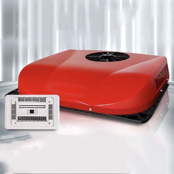 Truck Air Conditioner 12/24V Parking Roof Mounted Air Conditioner Mini Portable Electric Integrated