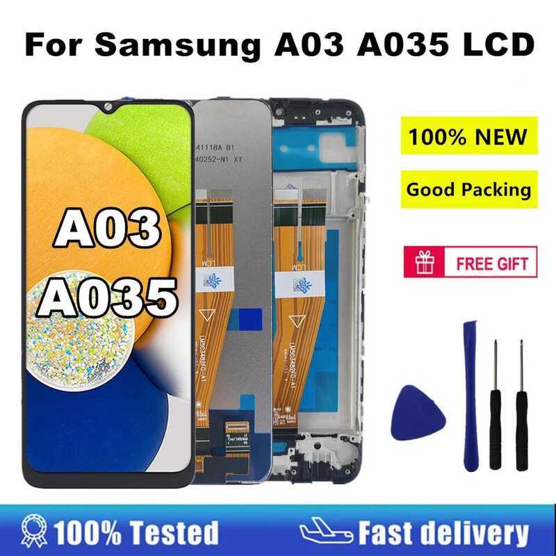 หน้าจอ LCD ขนาด 6.5 นิ้ว สำหรับ Samsung Galaxy A03 A035 พร้อมชุดหน้าจอสัมผัส สำหรับ Samsung SM-A035F