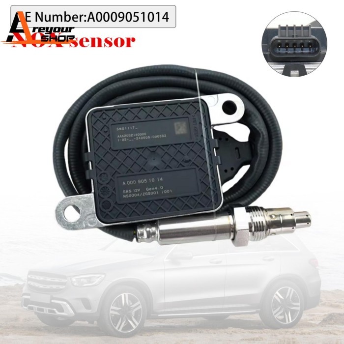 Areyourshop NOX Sensor A0009051014 for Mercedes-Benz GLC GLS GLE OM654 & OM651