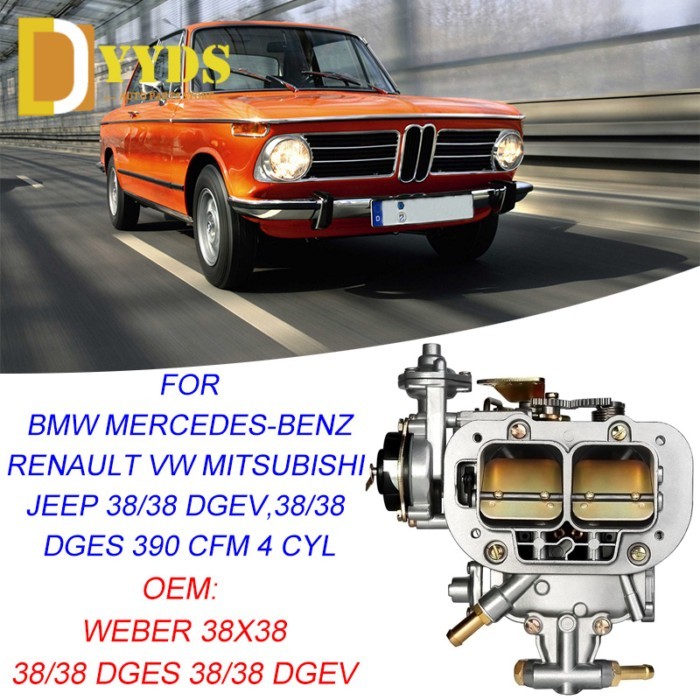 Carburetor Weber 38/38 DGEV DGAS DGES For weber bmw Mercedes-Benz Renault VW Mitsubishi Jeep 38/38