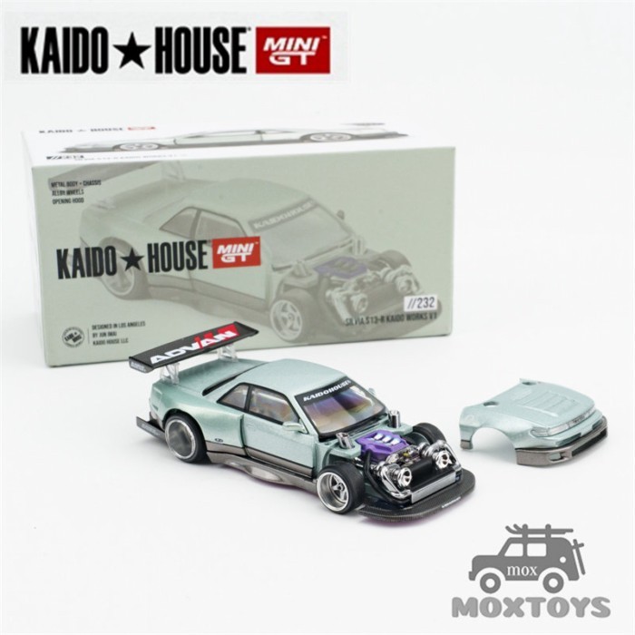 KaidoHouse MINIGT Nissan Silvia S13 รถรุ่น KHMG232
