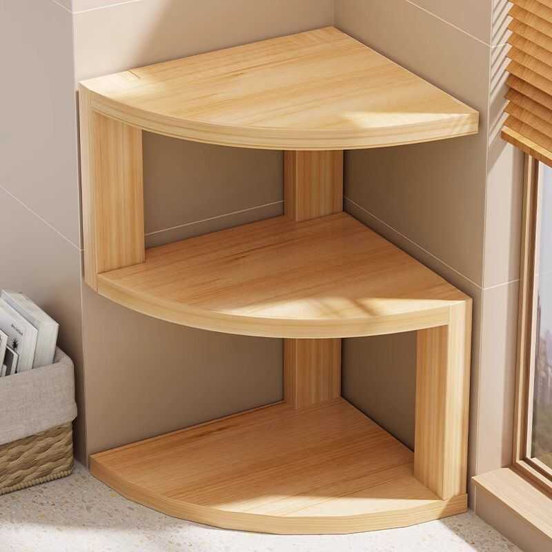 ☃ XUNHUAI | Book Storage Corner Shelf