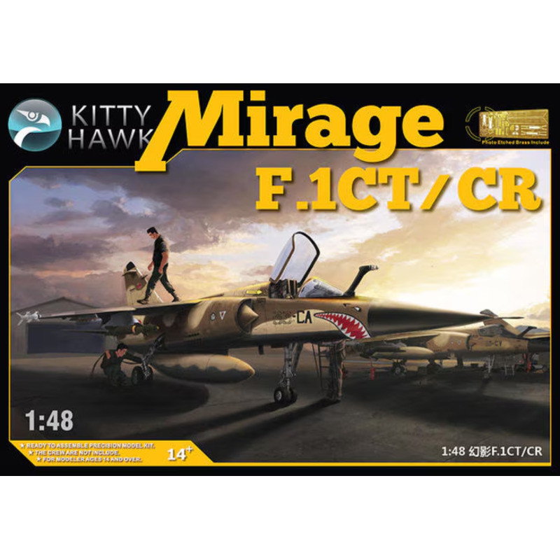 Kitty Hawk KH80111 Mirage F.1CT/CR 1/48 Static model kit