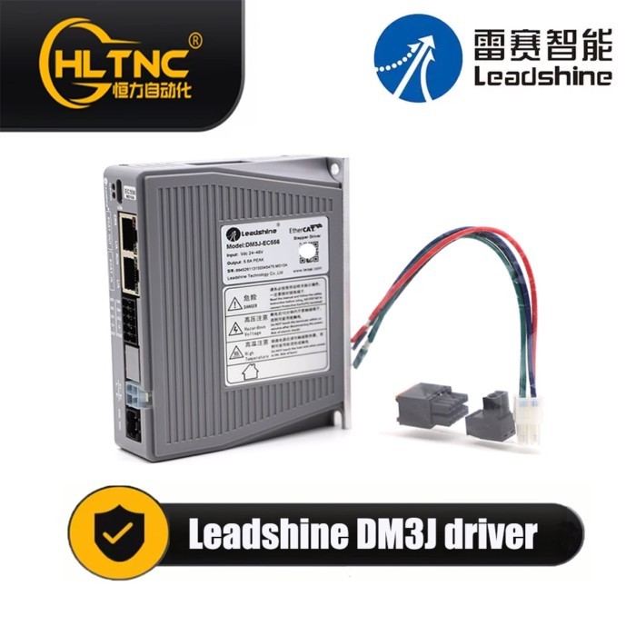 Leadshine DM3J EtherCAT 2 Phase Stepper Driver 20-50VDC 5.6A Support EtherCAT Bus Communication For