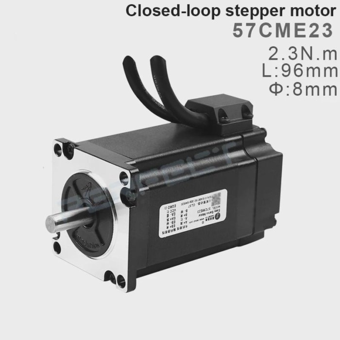 57CME23 Leadshine Closed Loop Stepper Motor NEMA23 Servo Motor Instal 1000-Line Encoder Easy Servo