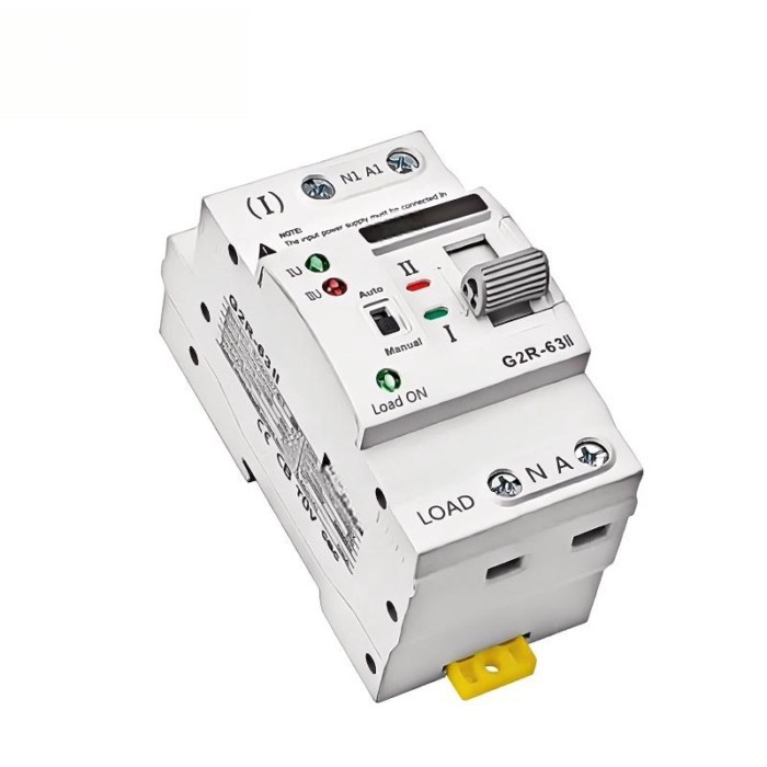 G2R Protection Dual Power ATS Emergency Power Switch 2P/4P 63A Millisecond Continuous Power Electri