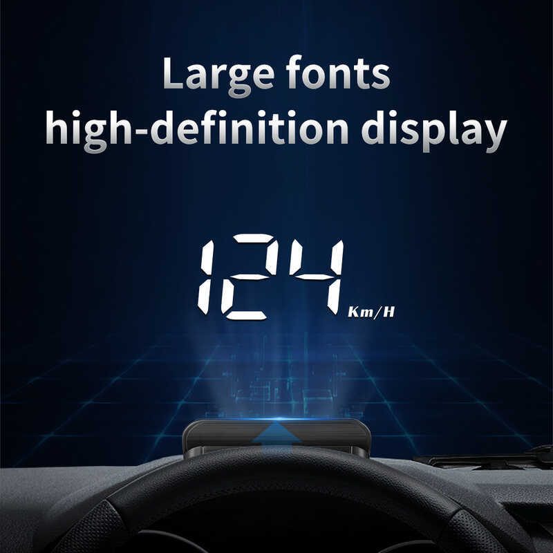 M3 รถ hud hud จอแสดงผลแบบพกพา obd HD รถมัลติฟังก์ชั่นเครื่องมือจีนภาษาอังกฤษสมาร์ท OBD2