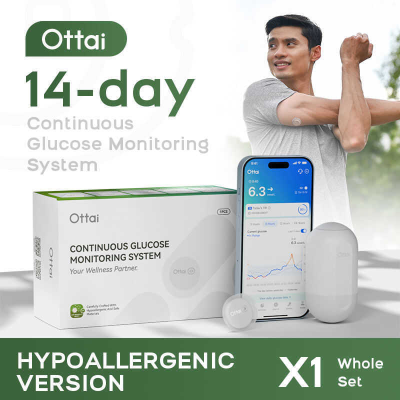ระบบการติดตามระดับน้ำตาลกลูโคสแบบต่อเนื่อง Ottai CGM