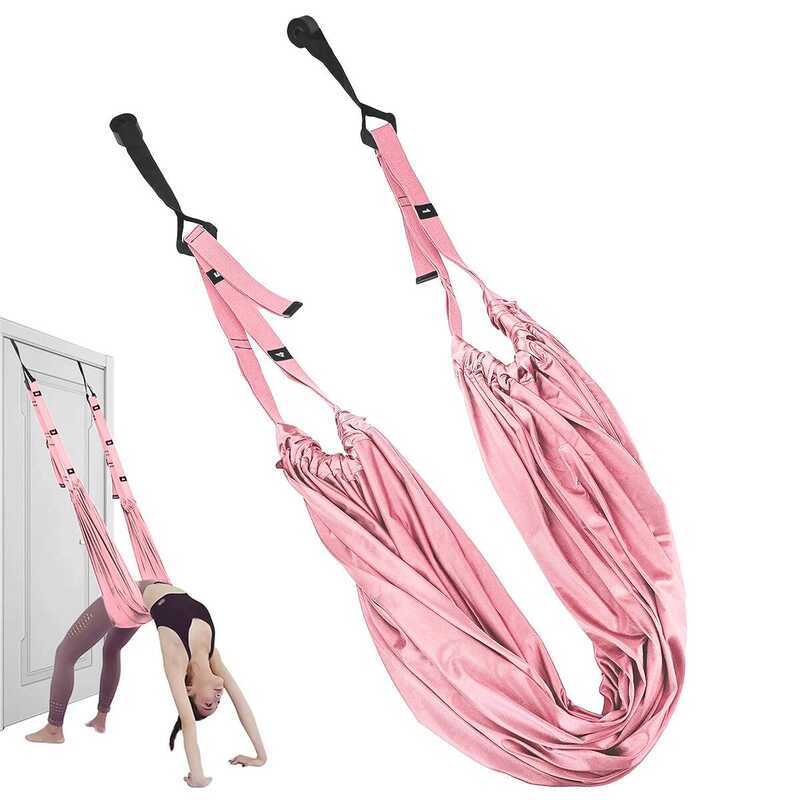 C Adjustable Aerial Yoga Strap-Pilates Mock Swing Stretching Strap For Flexibility Exercise Equipme
